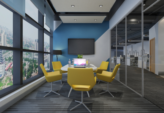 上?，F(xiàn)代辦公室空間之美：巧妙設(shè)計(jì)石膏板打造獨(dú)特韻味