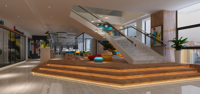 上海辦公室裝修：樓梯設(shè)計的藝術(shù)與科學