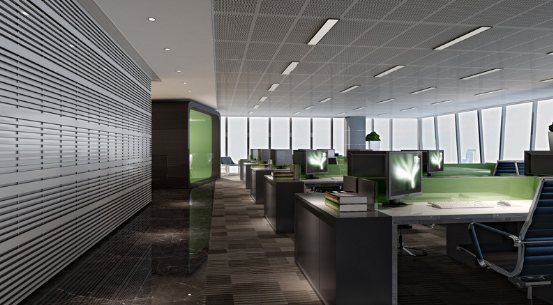 上海辦公室裝修設計中的隔墻規(guī)劃策略