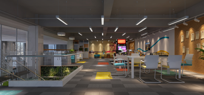 辦公室裝修設(shè)計(jì)：橙色地毯點(diǎn)亮職場新活力！