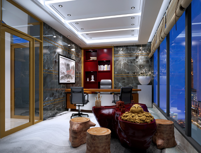 大理石家具助力辦公室裝修設(shè)計(jì)，盡顯高端大氣上檔次！