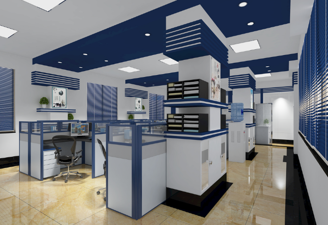 金融行業(yè)辦公室裝修設(shè)計:棕色家具的優(yōu)雅魅力