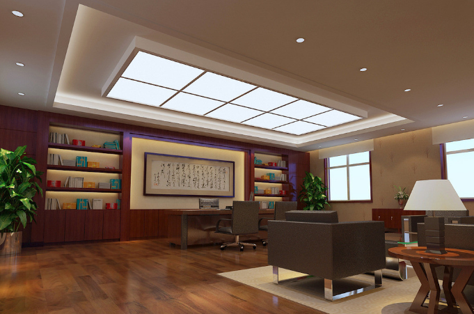 上海辦公室裝修設(shè)計(jì)：中式大中班臺(tái)，彰顯東方韻味與商務(wù)氣息