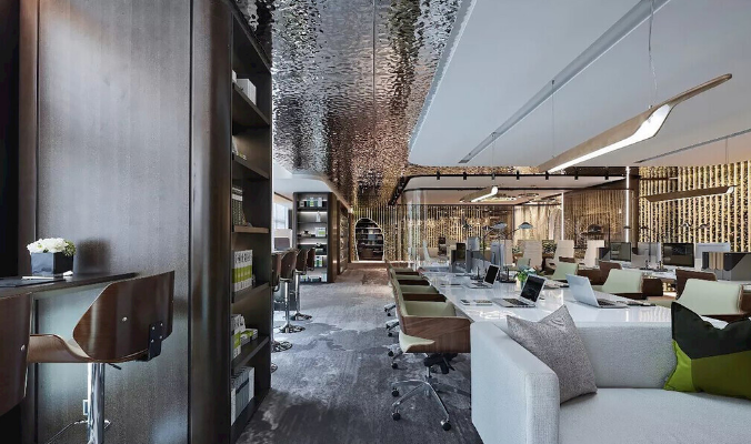 辦公室裝修設(shè)計(jì)新潮流，這些吊頂瓷磚圖案讓你驚艷！